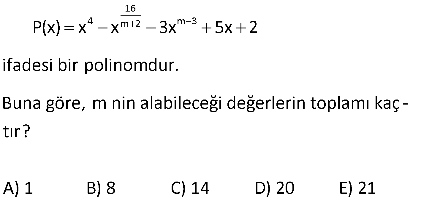 polinomlar cozumlu sorulari